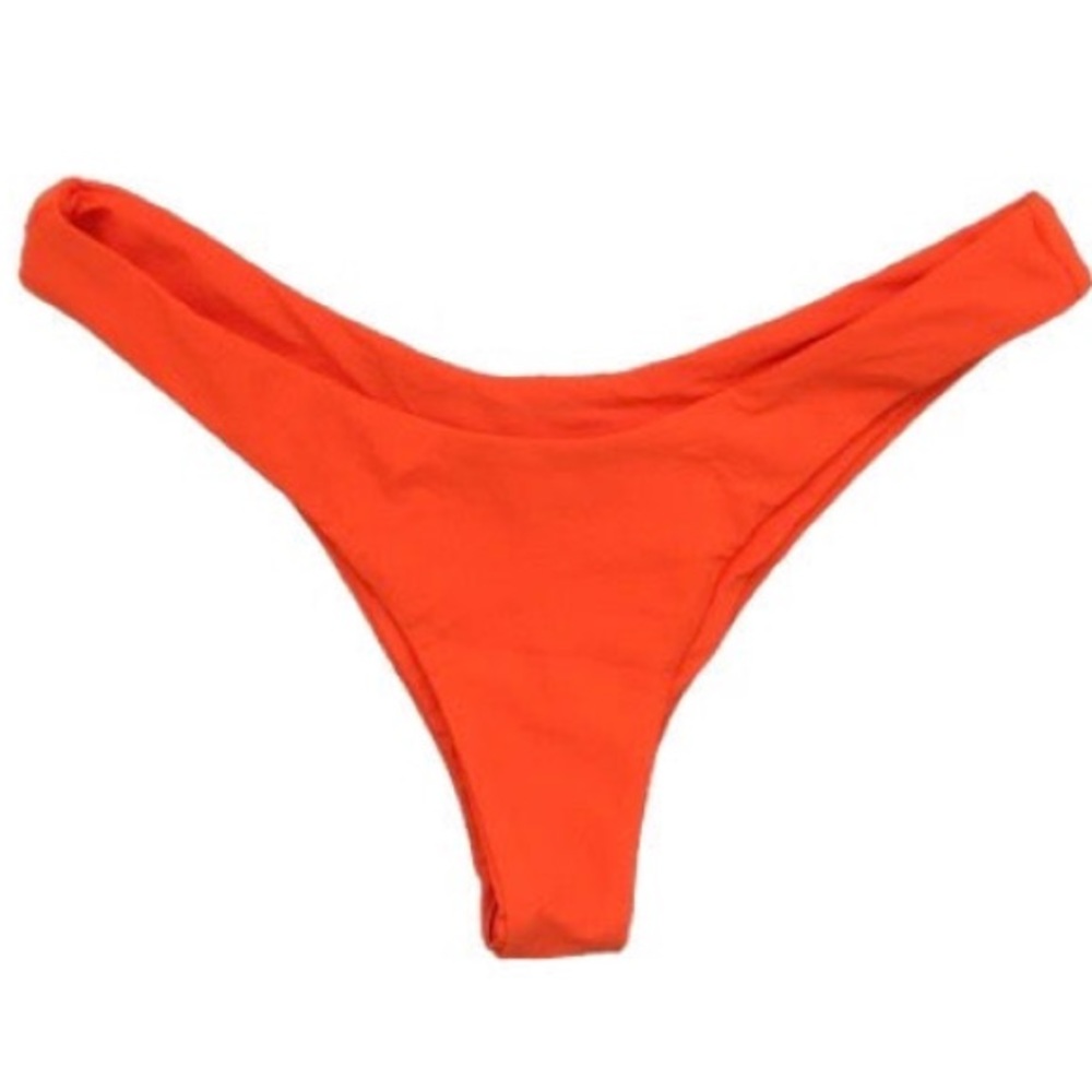 Orange bikini seamless bottom